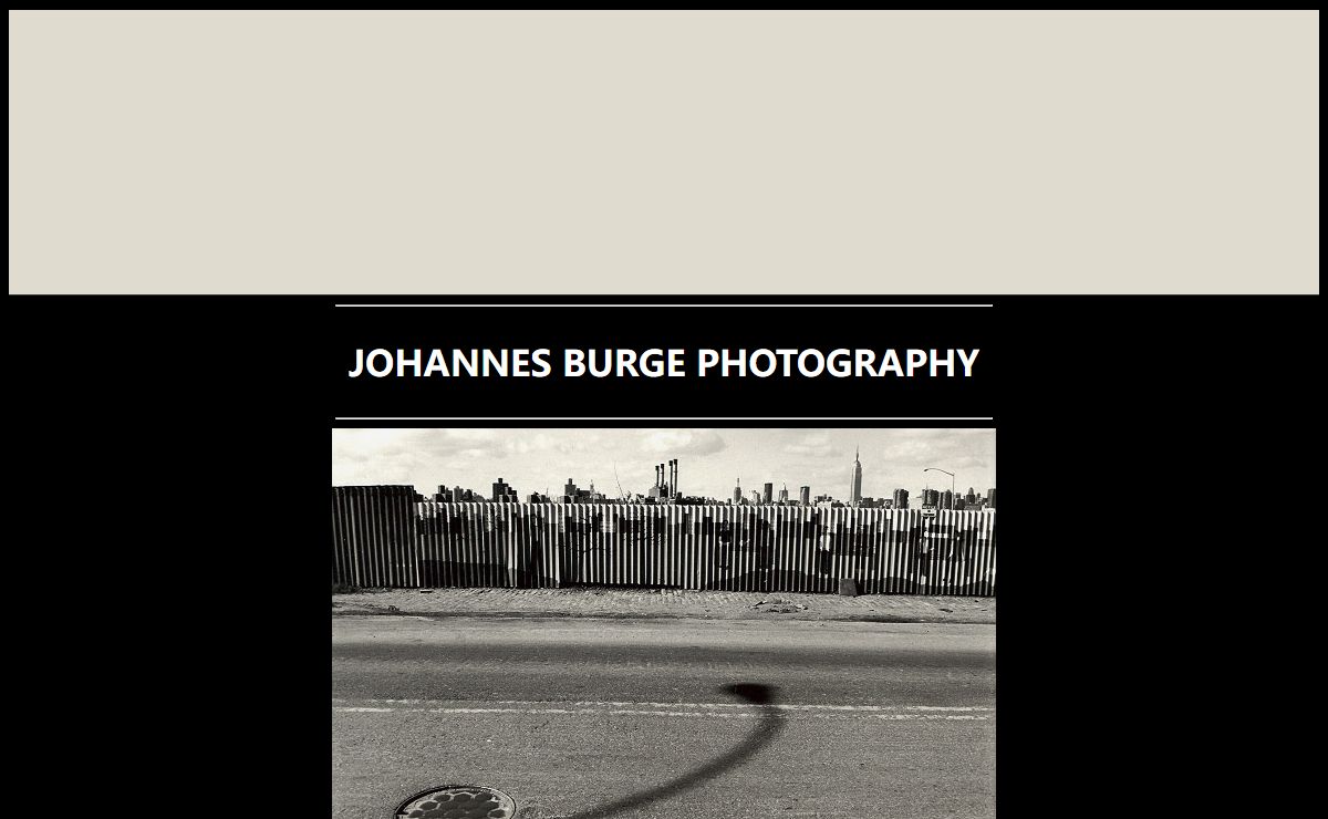 JOHANNES BURGE PHOTOGRAPHY