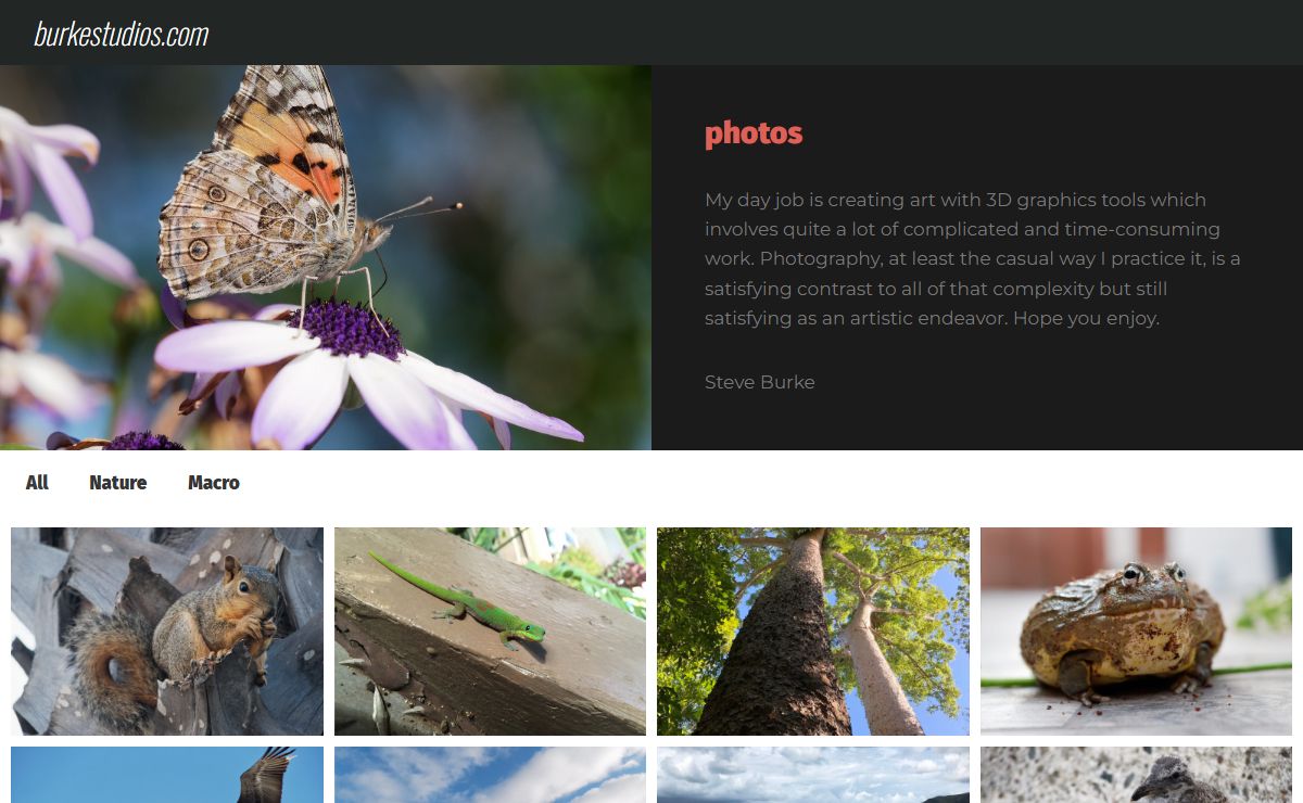 burkestudios.com – Steve Burke. Art and Experiments