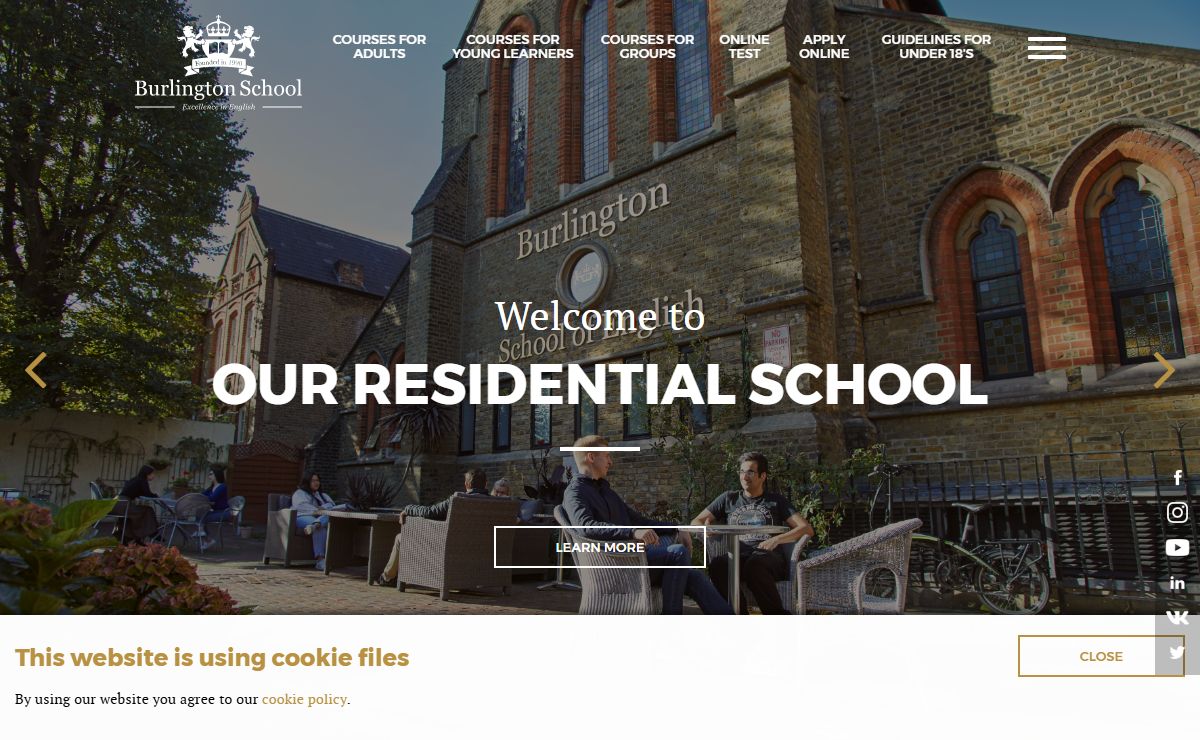 Learn English in London - The Burlington School of English London