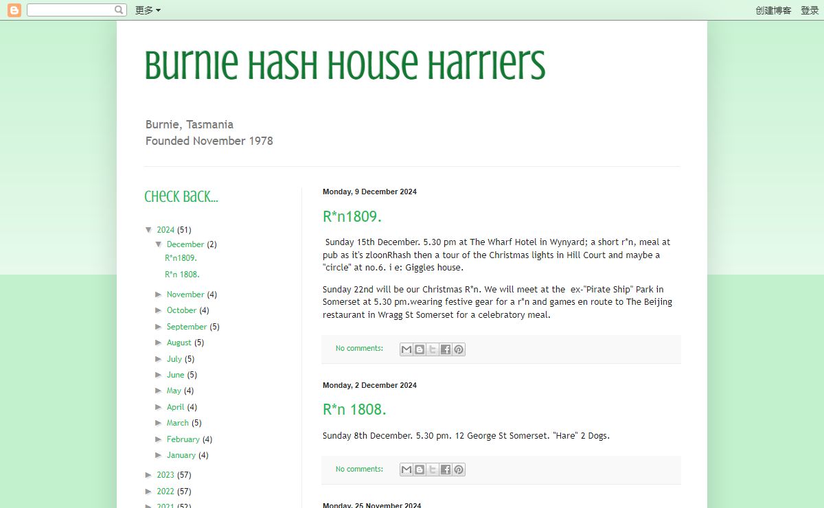 Burnie Hash House Harriers