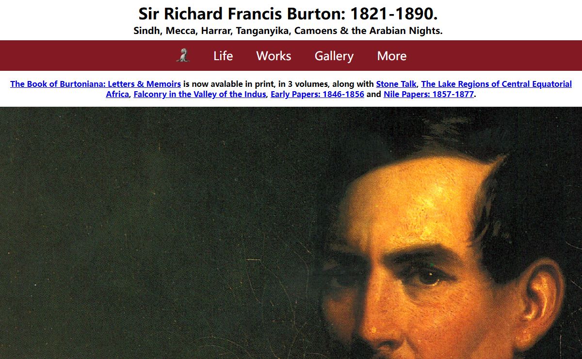 Sir Richard Francis Burton: 1821-1890