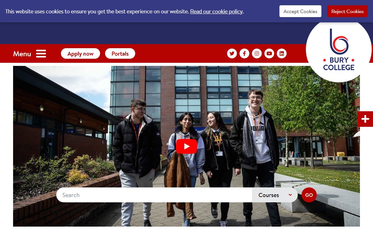 Home - Bury College