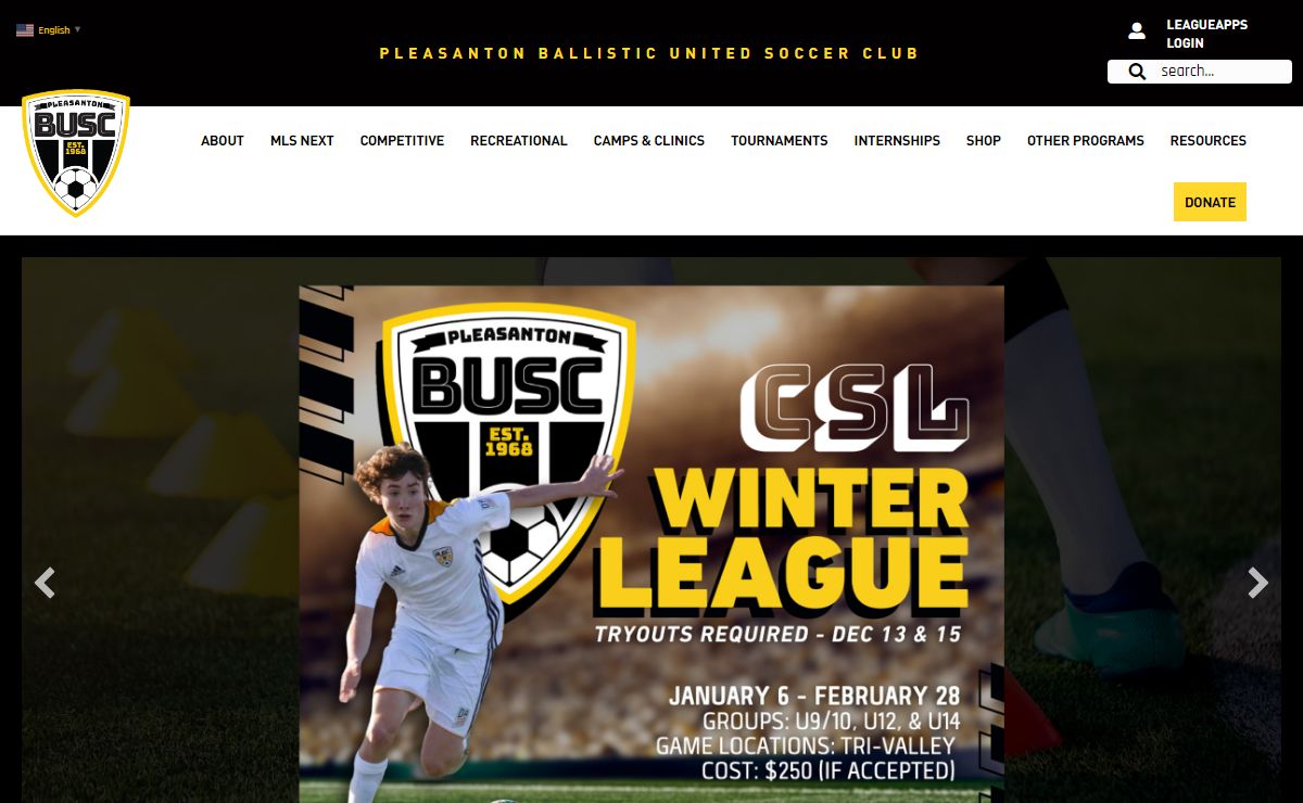 Home Page - Ballistic United Soccer Club