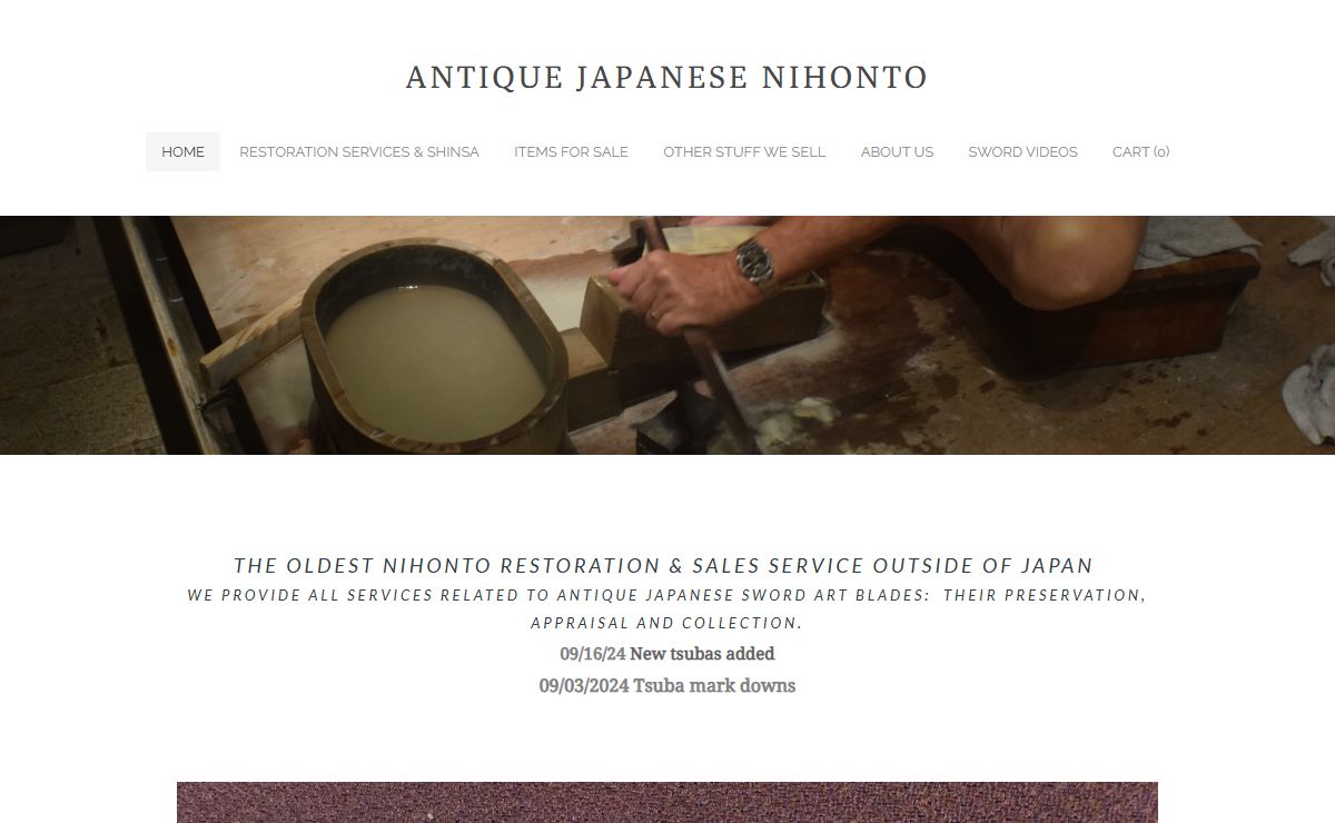 ANTIQUE JAPANESE NIHONTO - Home