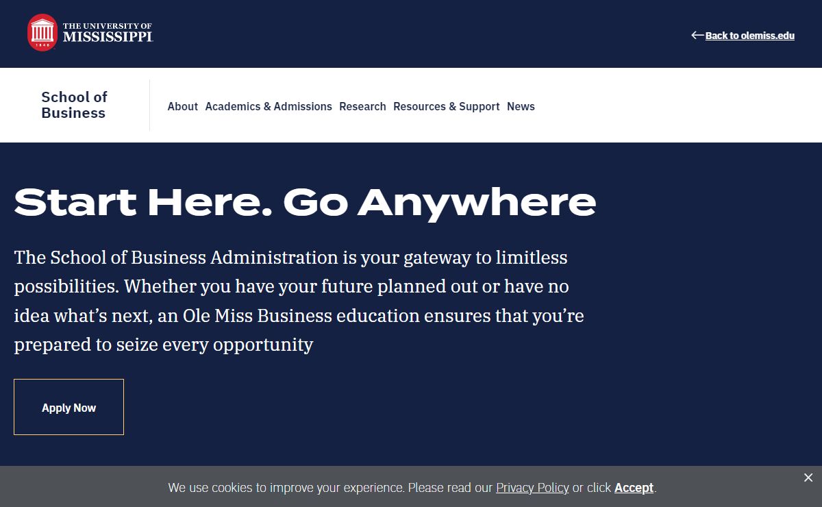 School of Business Administration | Ole Miss