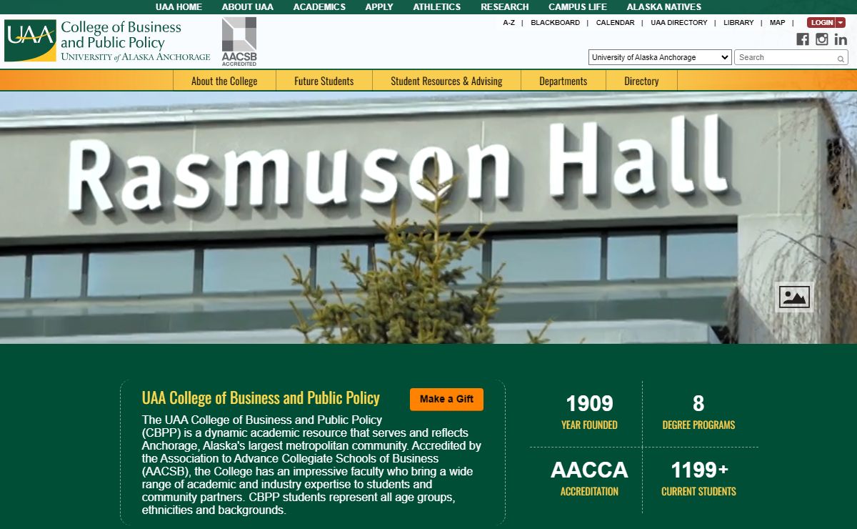 UAA College of Business and Public Policy