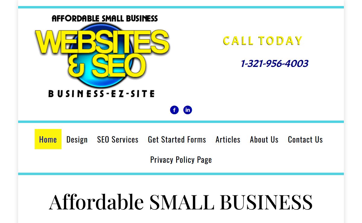 Affordable Small Business SEO Home Page
