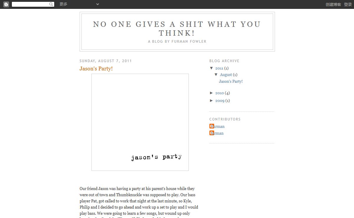 No One Gives a Shit What You Think!