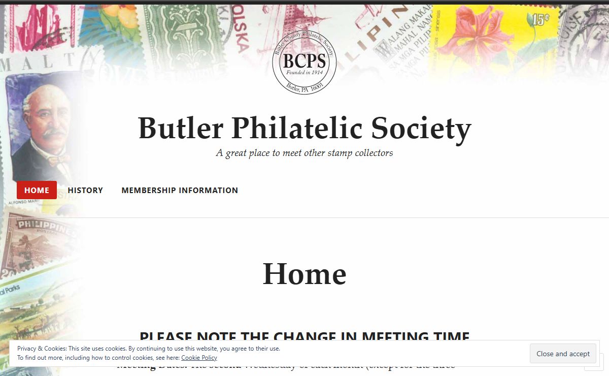 Butler Philatelic Society – A great place to meet other stamp collectors