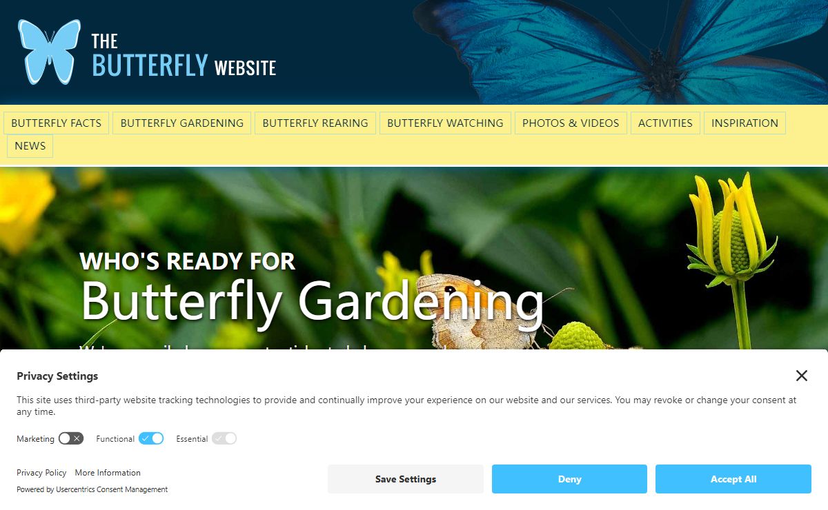 The Butterfly WebSite - butterfly photos, butterfly clipart, education, butterfly zoos and more!