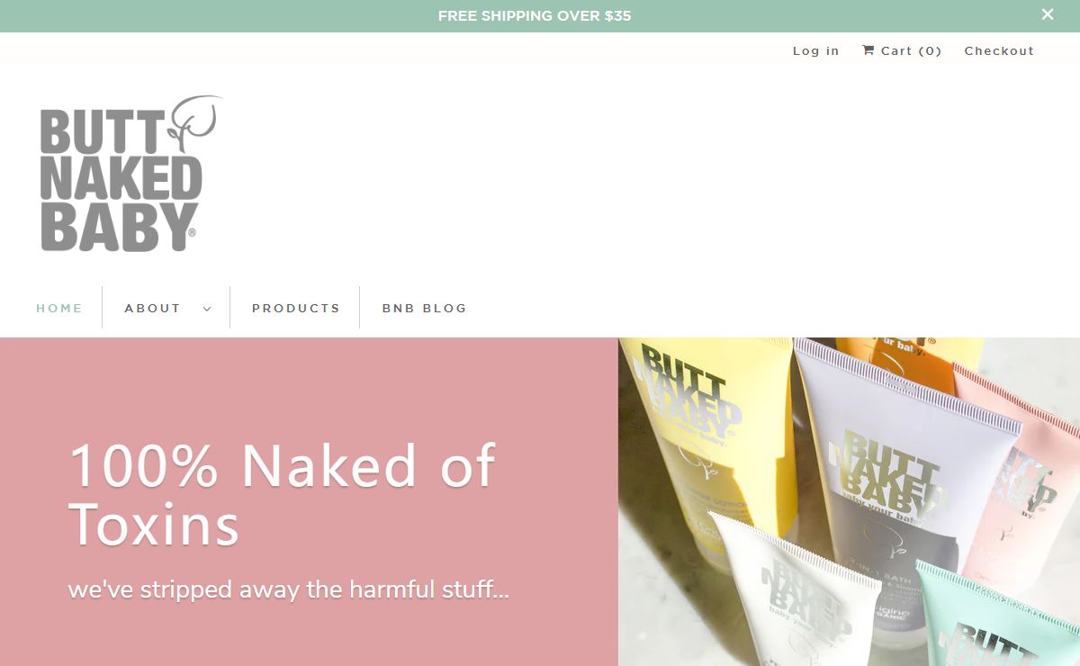 Butt Naked Baby, Plant-based, Clean and Organic Baby Skincare Products