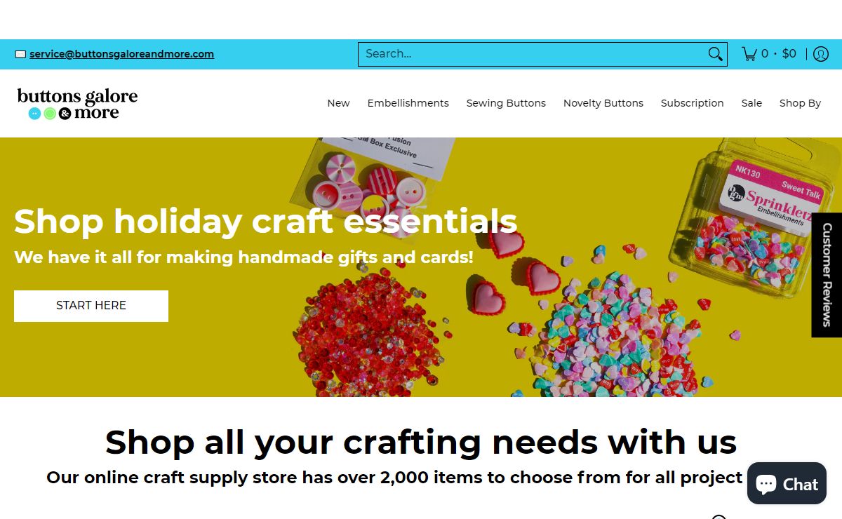 Shop Craft Buttons Online - Buttons Galore and More
