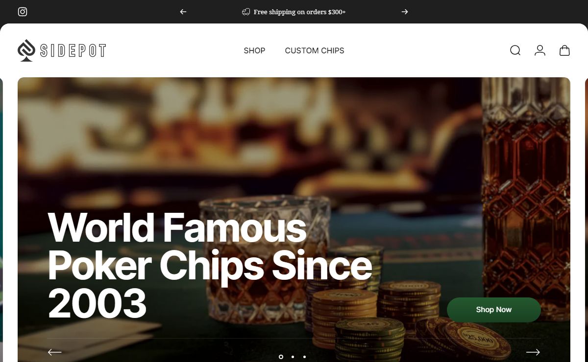 Sidepot - Casino Quality Poker Chips