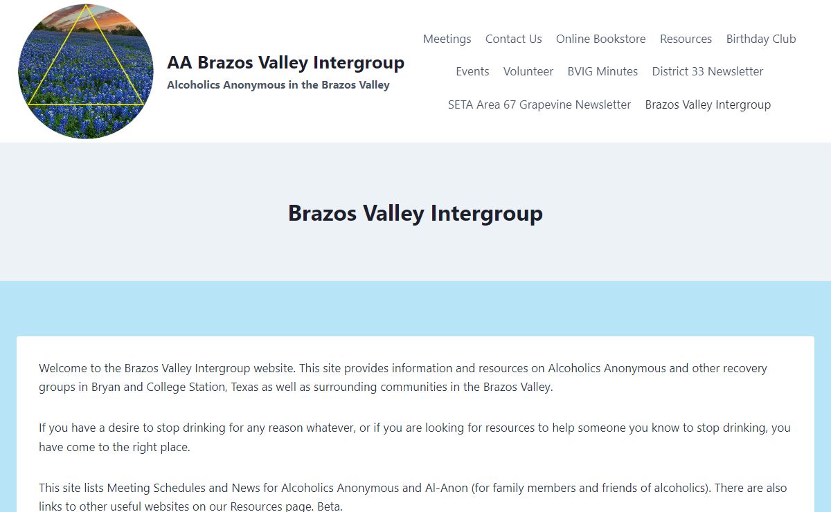 AA Brazos Valley Intergroup – Alcoholics Anonymous in the Brazos Valley