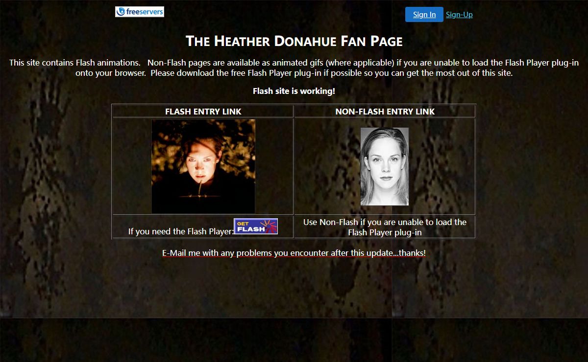 Heather Donahue Fan Page