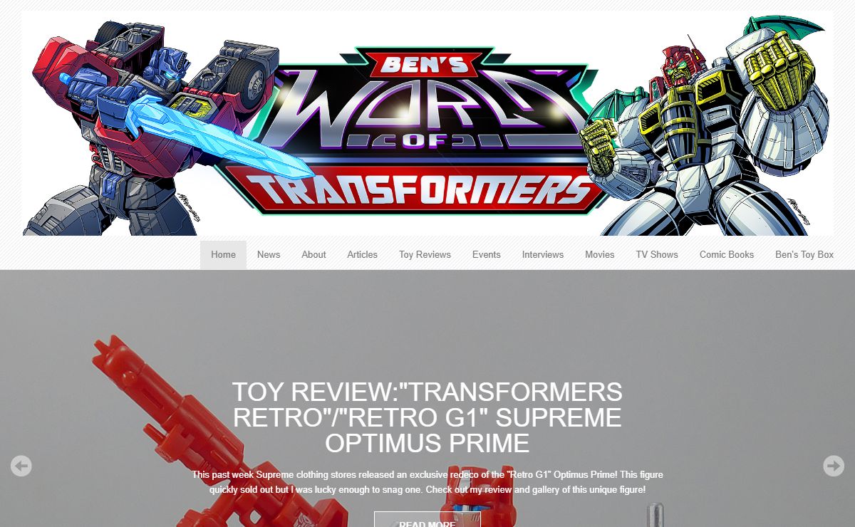 Ben's World of Transformers | Ben's World of Transformers