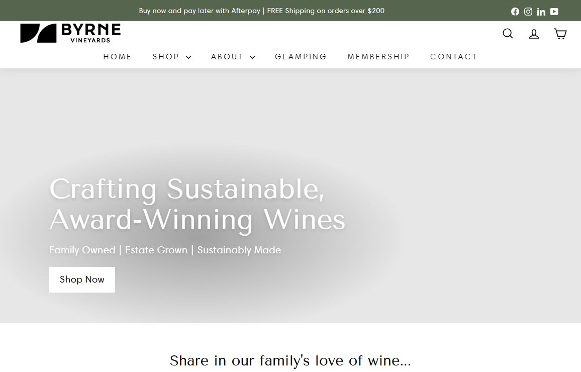 Byrne Vineyards | Award Winning South Australian Wine