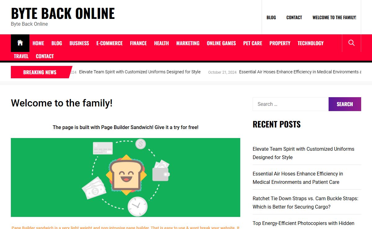 Welcome to the family! - Byte Back Online