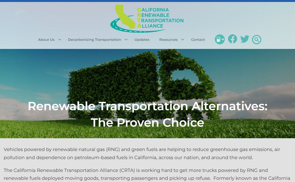 Renewable Transportation Alternatives: The Proven Choice - California Renewable Transportation Alliance