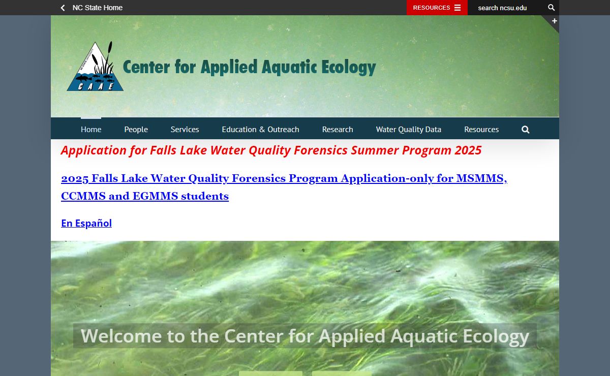 Center for Applied Aquatic Ecology