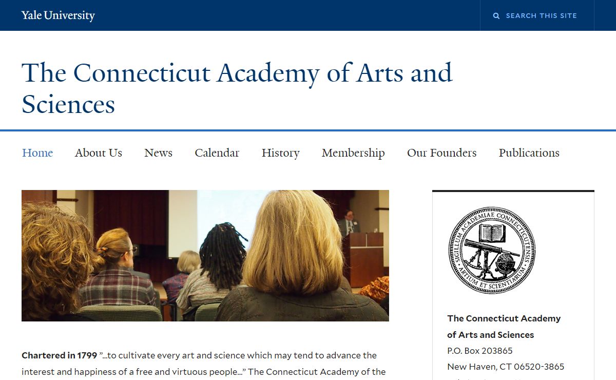 Welcome | The Connecticut Academy of Arts and Sciences