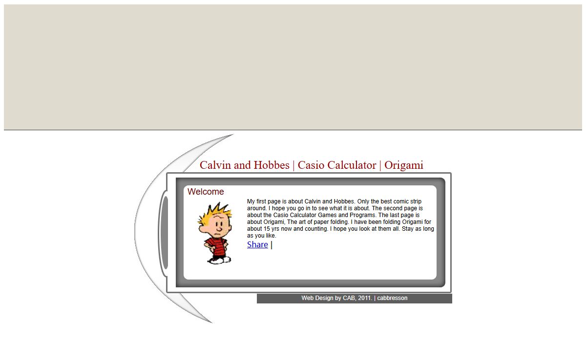 Home of the Calvin and Hobbes Page at Craig's