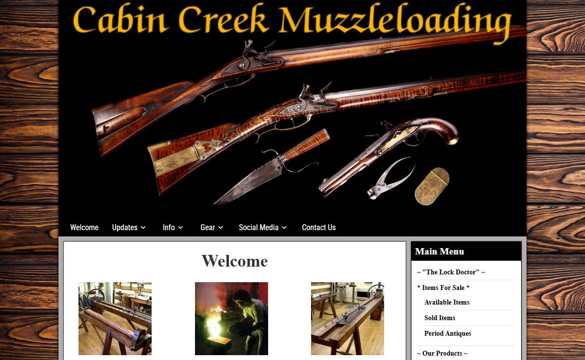 Cabin Creek Muzzleloading – Cabin Creek Muzzleloading » Preserving The Tradition of Colonial American Handwork