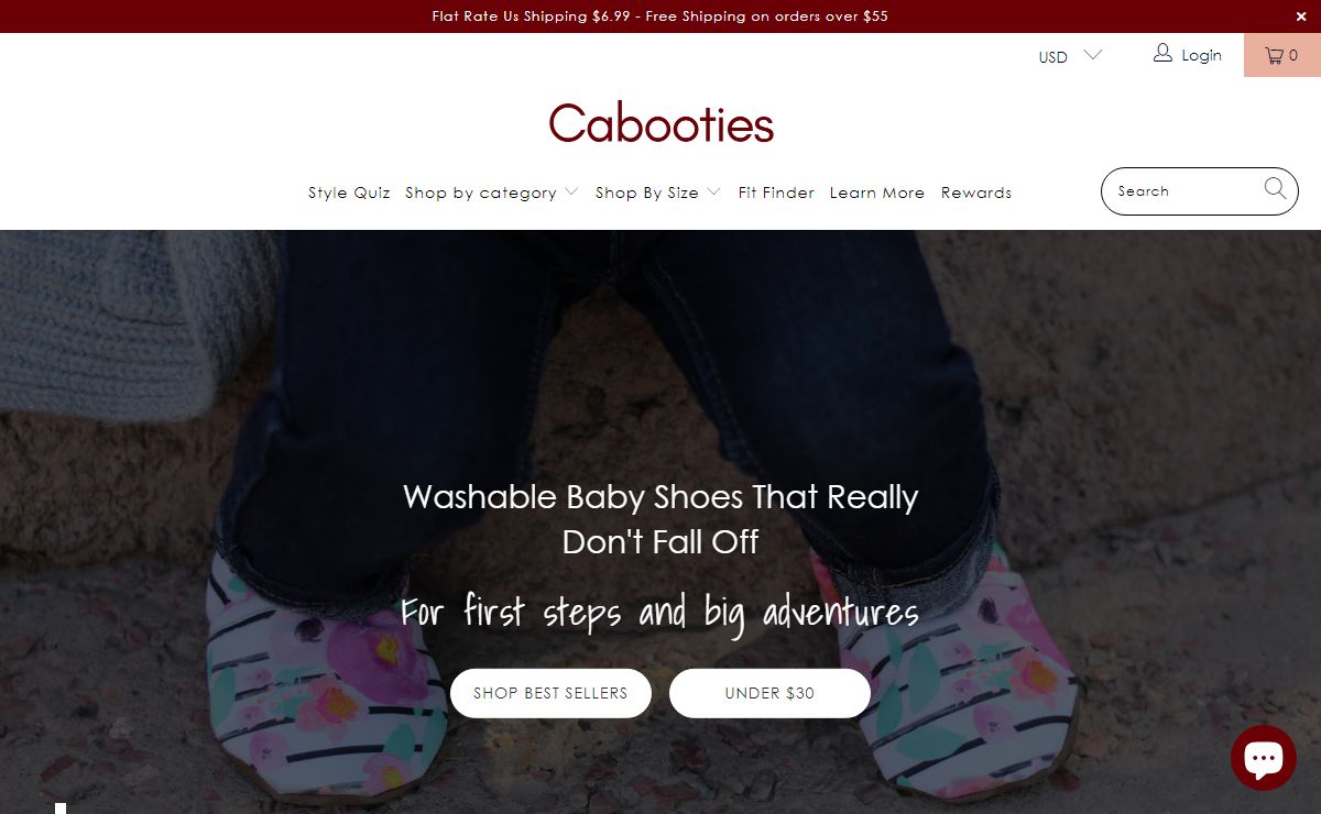 Handcrafted, washable baby shoes that don't fall off - Cabooties