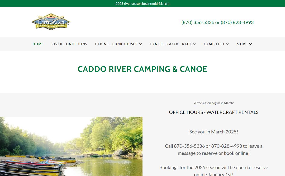 Caddo River Camping & Canoe Rental Inc.