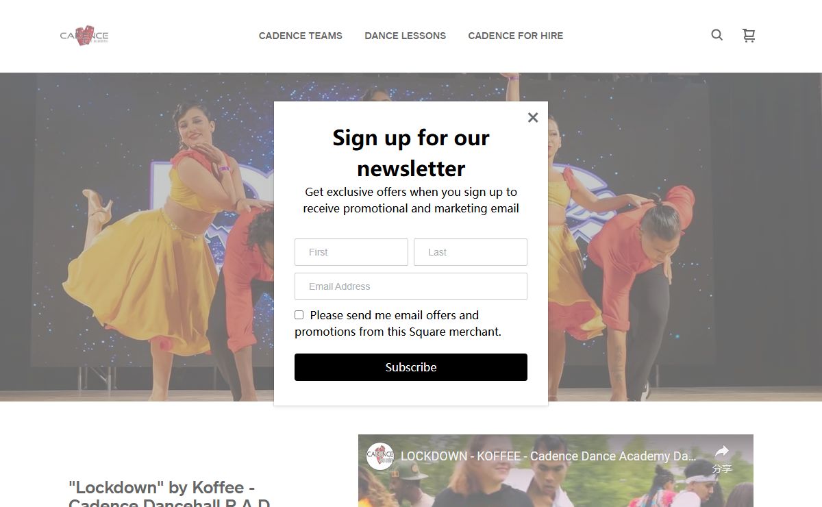 Home | Cadence Dance Academy