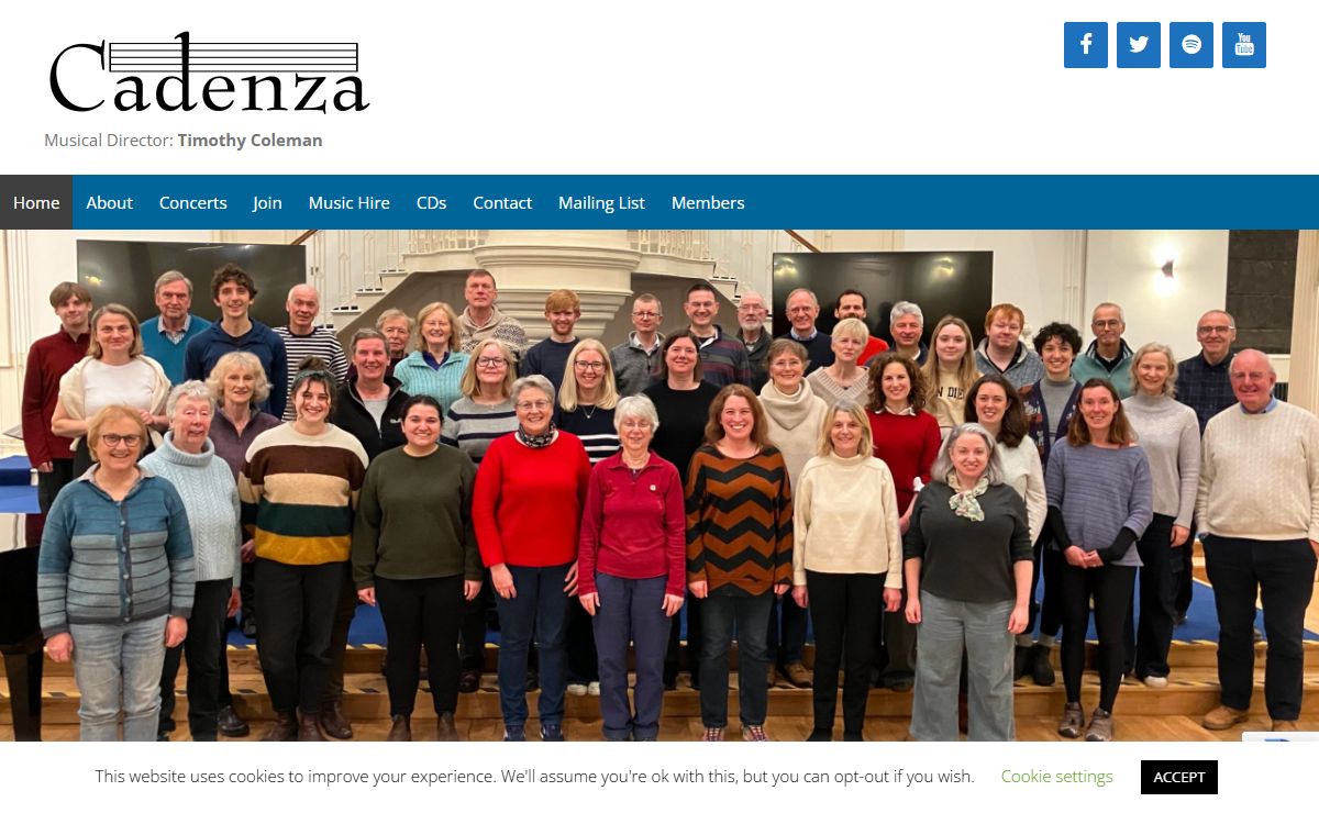 Cadenza – Musical Director: Timothy Coleman