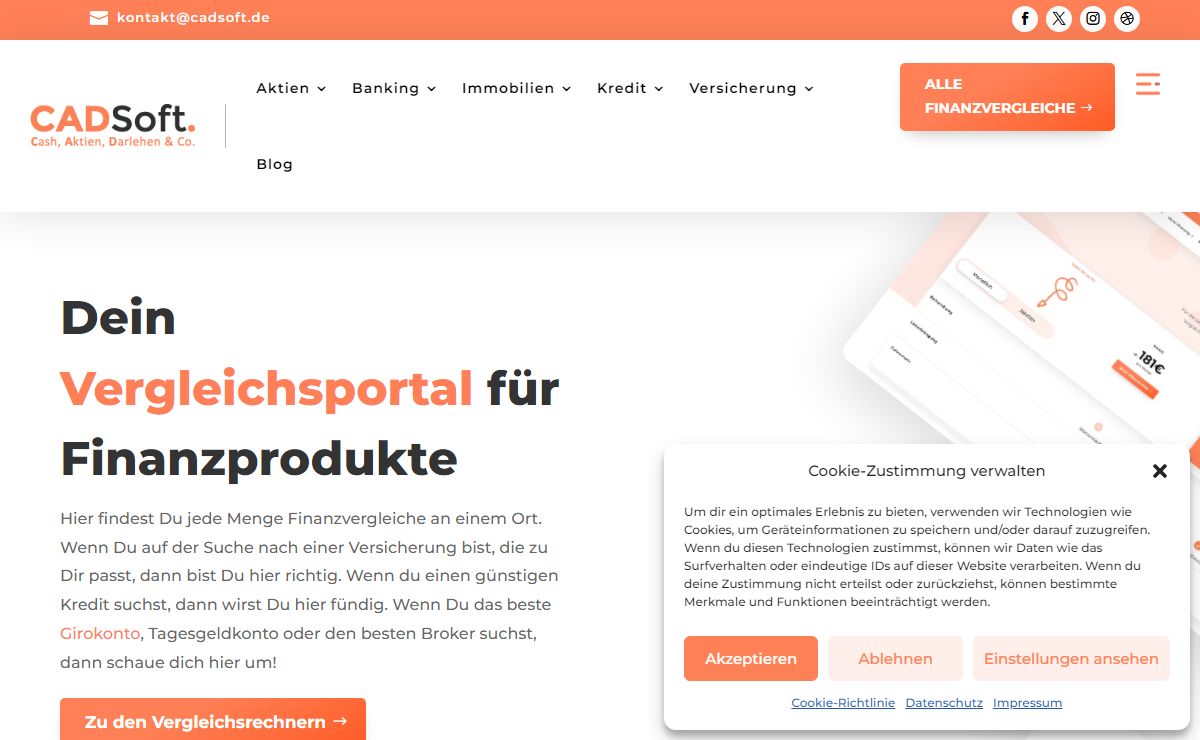 CADSoft Finanzportal - CADSoft Finanzportal