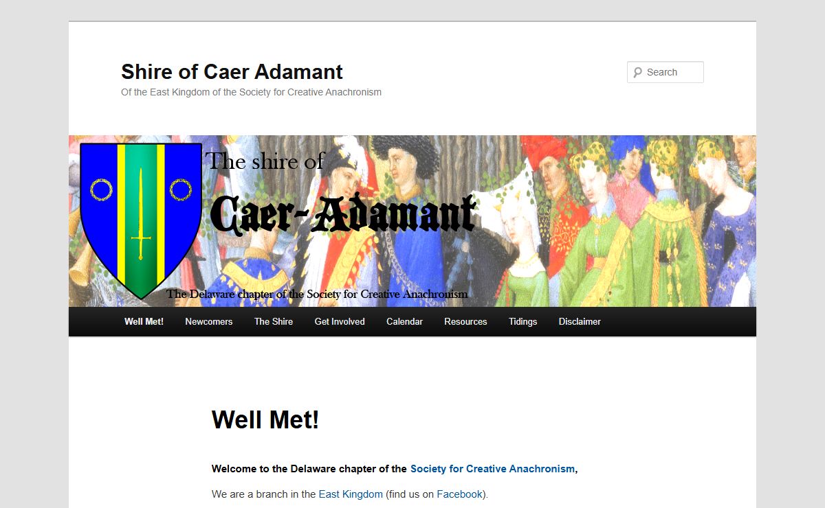 Shire of Caer Adamant | Of the East Kingdom of the Society for Creative Anachronism
