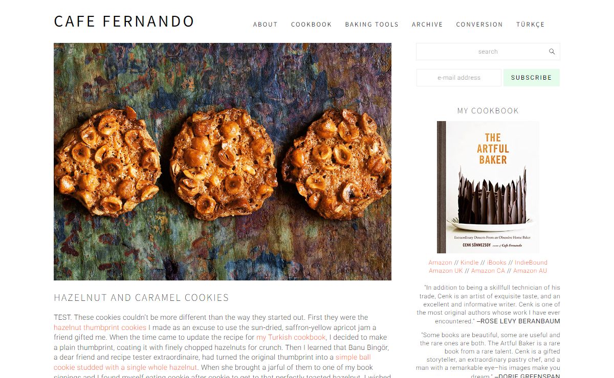 Cafe Fernando – Extraordinary Desserts From an Obsessive Home Baker