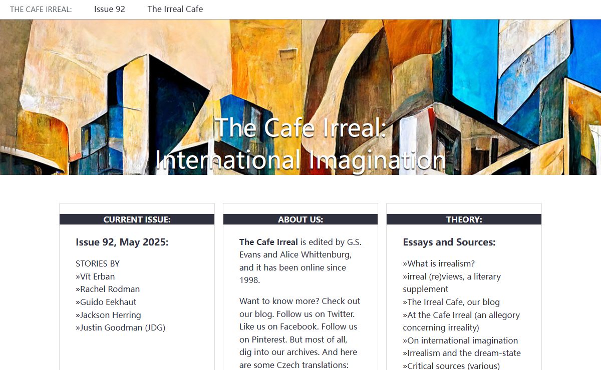 The Cafe Irreal Home Page