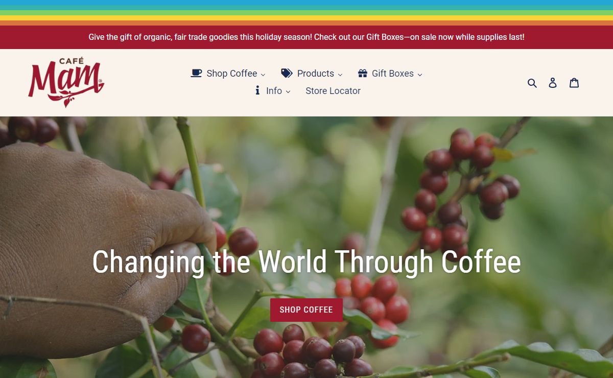 Organic Fair Trade Shade-Grown Cofffee - Café Mam