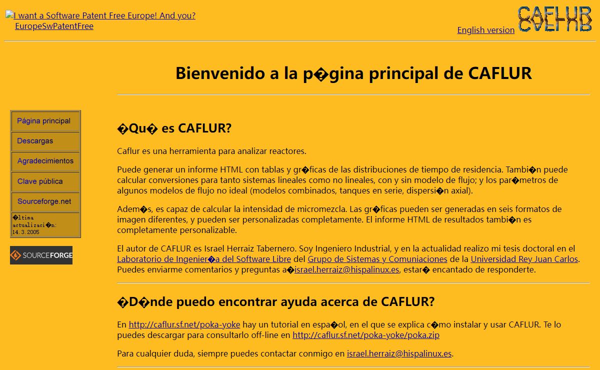 CAFLUR P�gina Principal