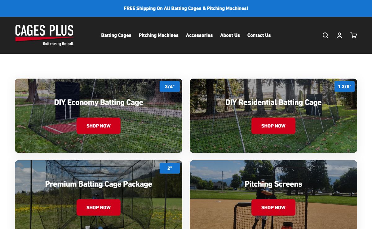Batting Cages For Family And Travel Teams - Cages Plus Batting Cages
