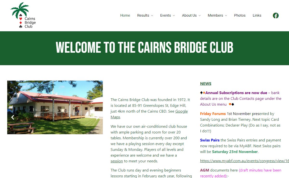 Cairns Bridge Club