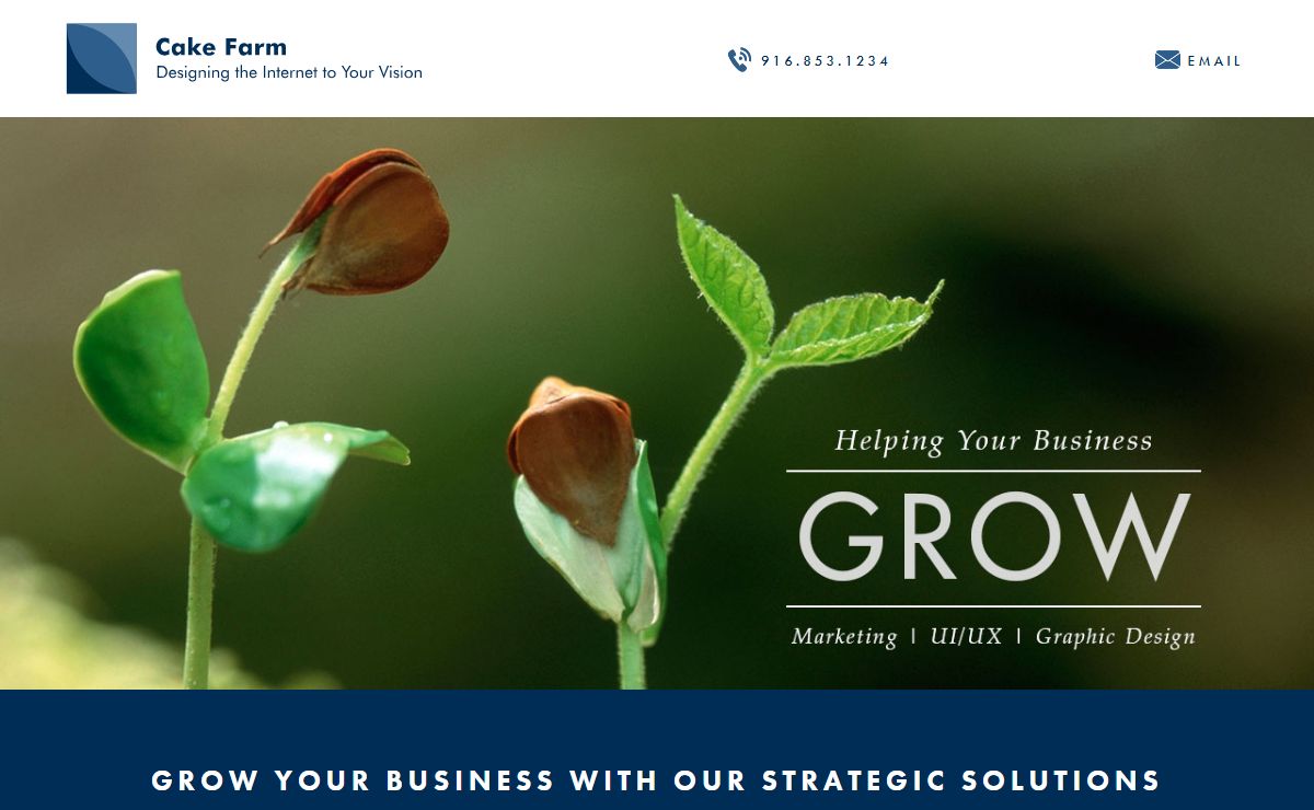 Online Marketing – Web – Graphic Design – Cake Farm, Rancho Cordova, California | (916) 853-1234