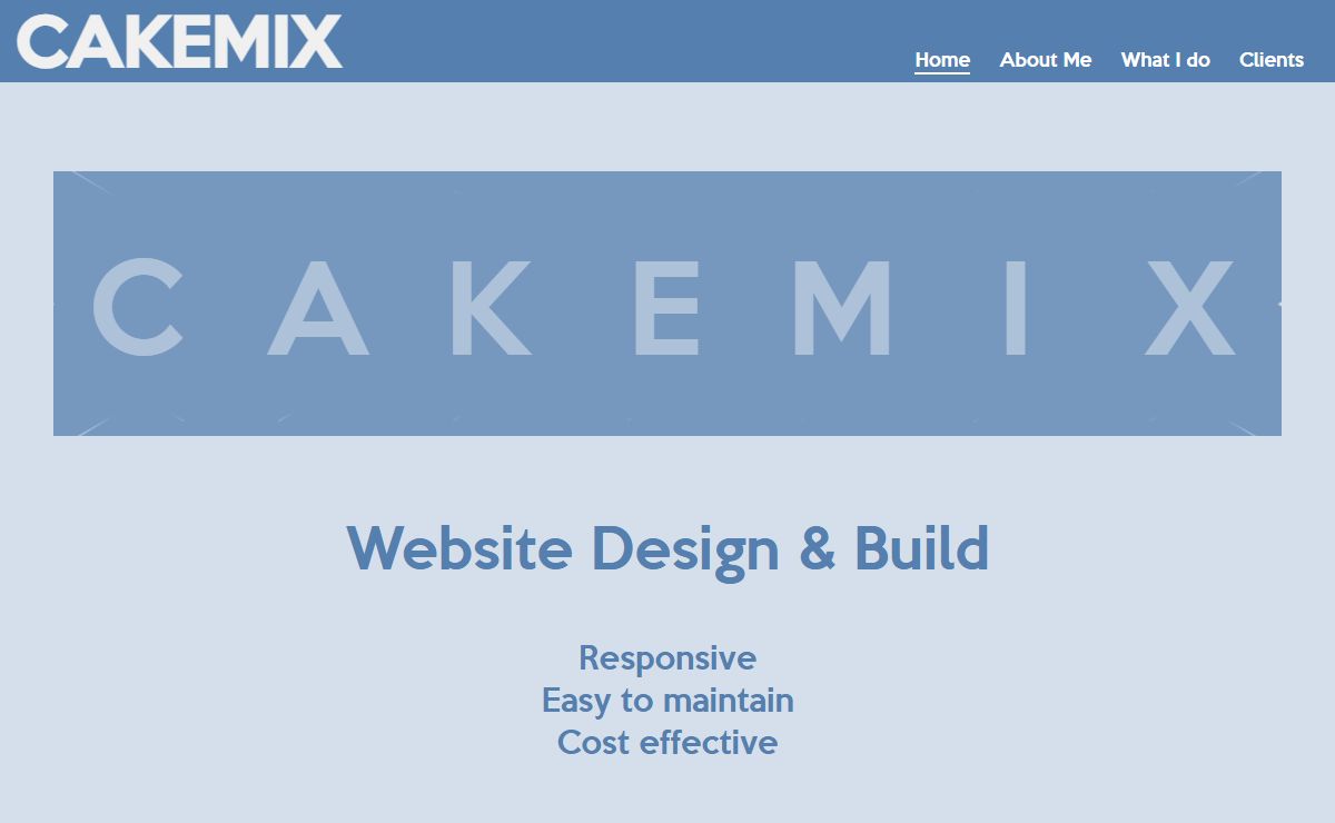 Cakemix - Web Design & Build