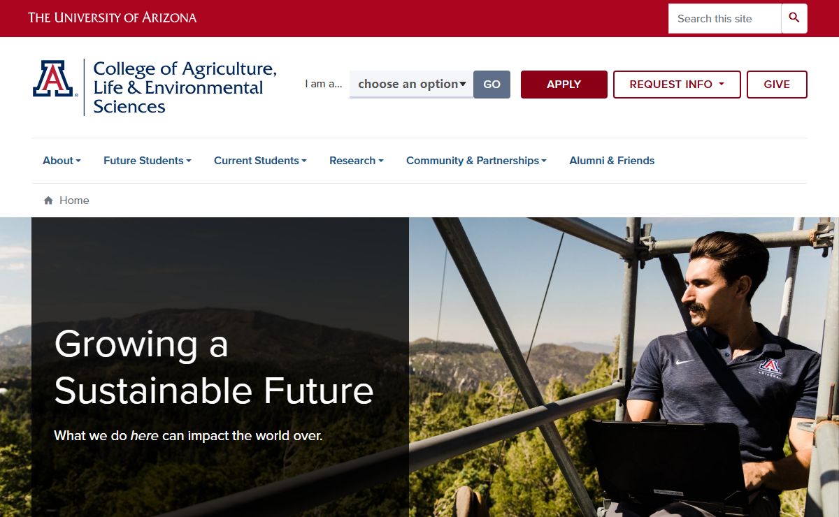 College of Agriculture, Life & Environmental Sciences | University of Arizona