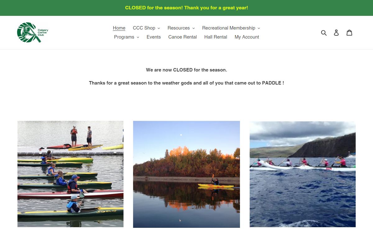 Calgary Canoe Club – CalgaryCanoeClub