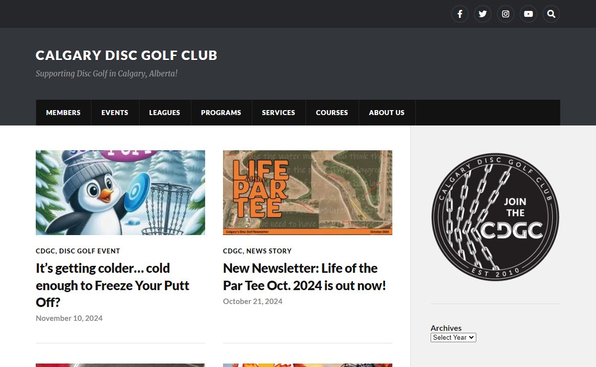 Calgary Disc Golf Club – Supporting Disc Golf in Calgary, Alberta!