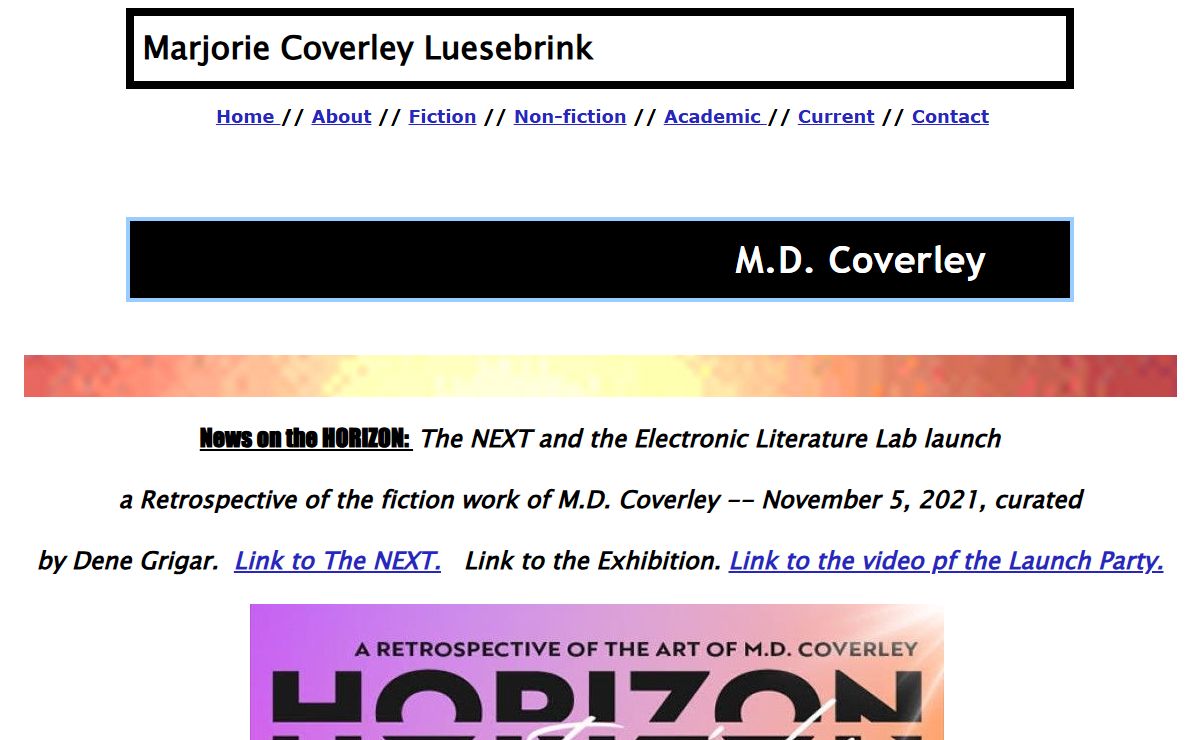 M.D. Coverley/Marjorie Coverley Luesebrink