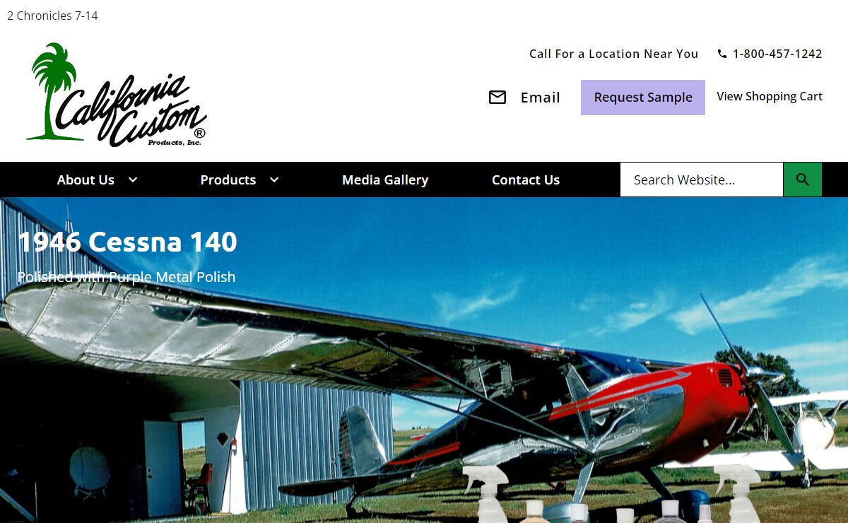 California Custom Products Inc. - Waxes & Polishes for Automotive Finishes