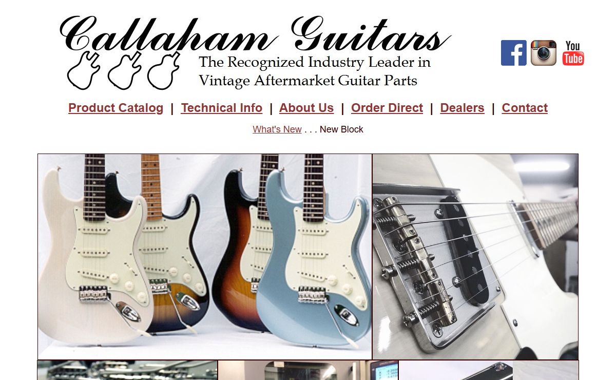 Callaham Vintage Guitars and Parts (Home)