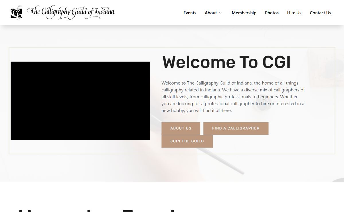 The Calligraphy Guild of Indiana