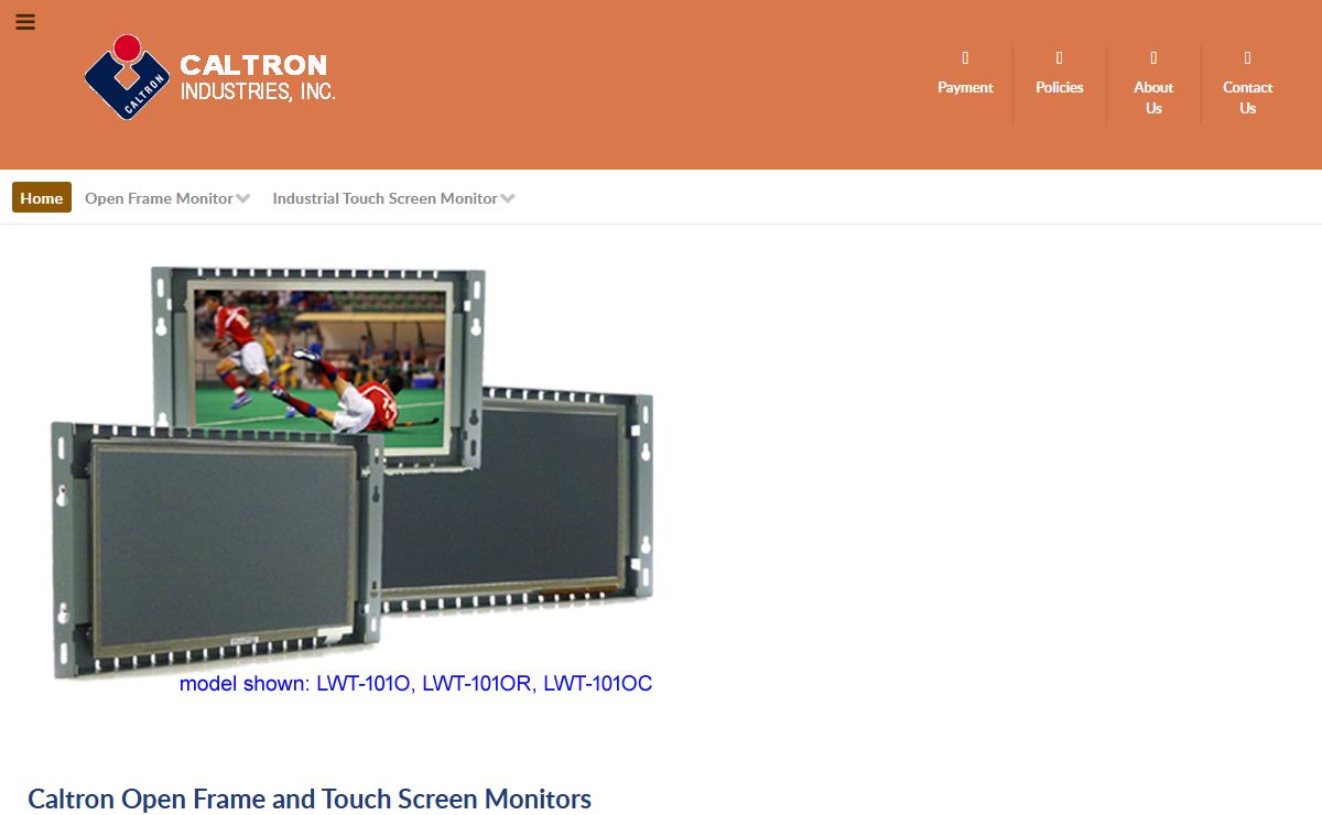 Industrial Open Frame Touch Screen Monitors