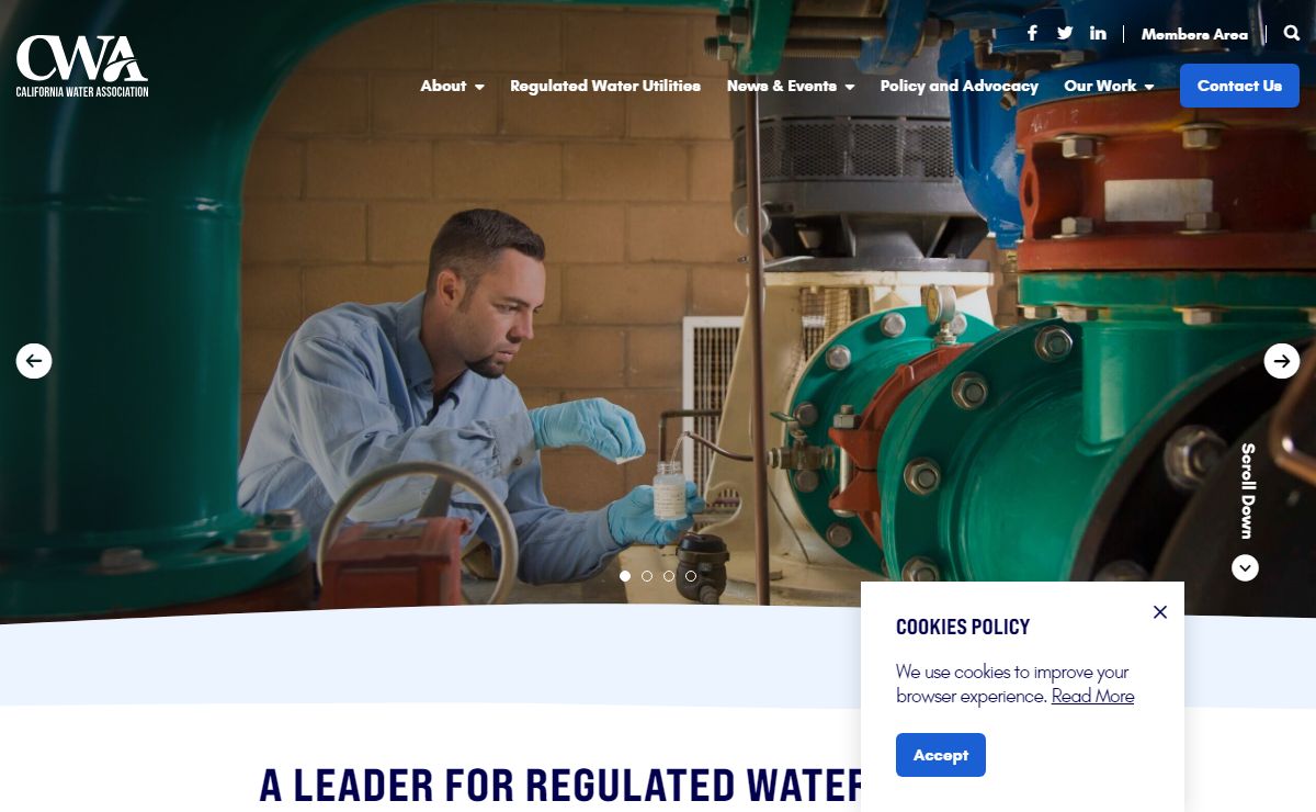 California Water Association | Regulated Water Works